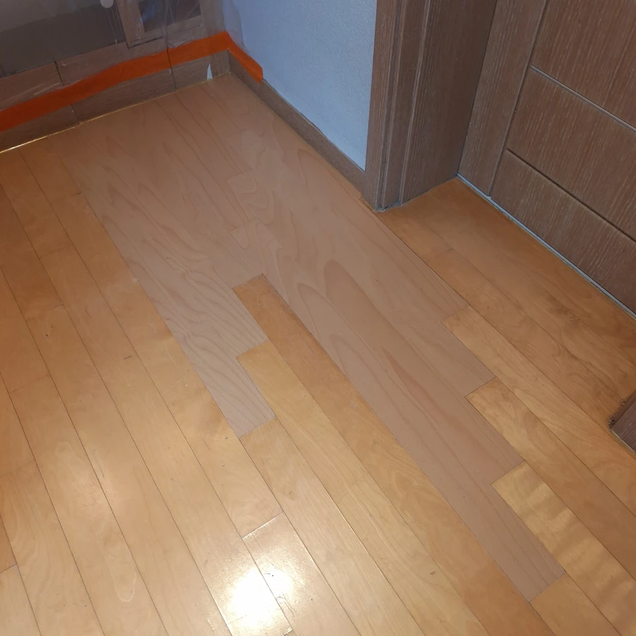 용산 마루 부분 교체 시공 사진